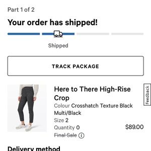 Here and There Lululemon pants